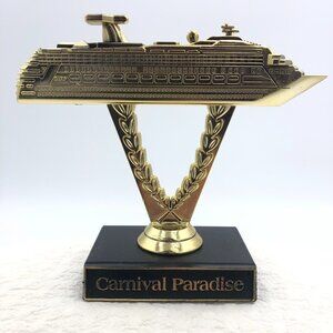 CARNIVAL PARADISE SHIP ON A STICK CRUISE TROPHY